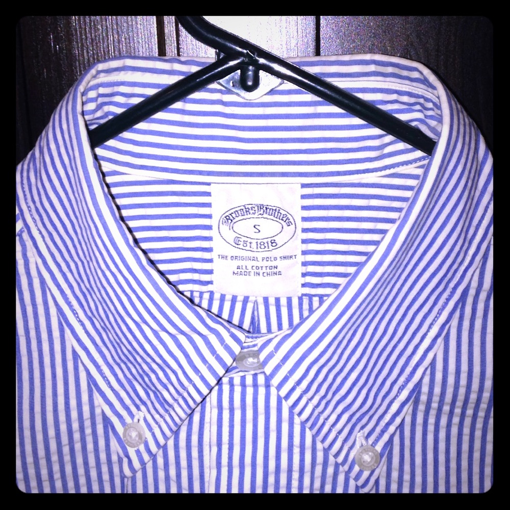 BB short sleeve seersucker